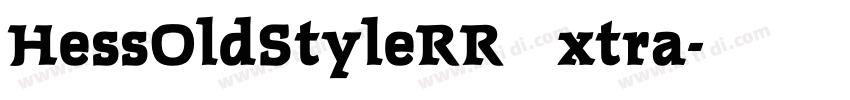 HessOldStyleRR Extra字体转换